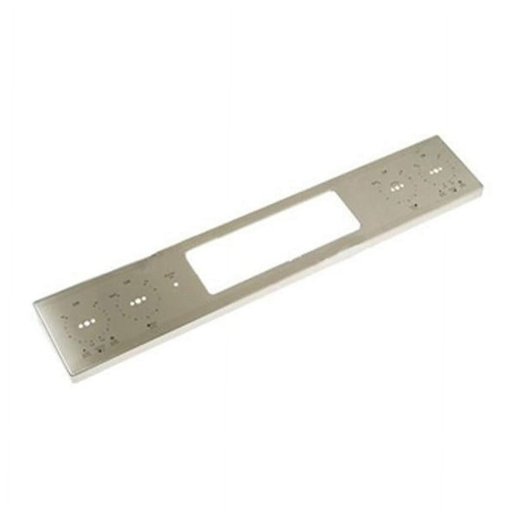 GE Range /Oven Control Panel Overlay (Stainless) - WB07X33621, Replaces: WB07X29099