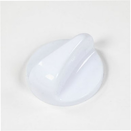 GE Range /Oven Burner Control Knob (White) - WB03T10076, Replaces: WB3T10076