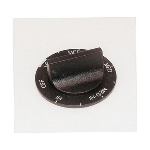 Whirlpool Range /Oven Burner Control Knob (Black) - WP3149983, Replaces: 3149982