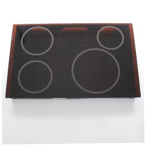 GE Range /Oven Glass Main Top Assembly (Black) - WB62X20972