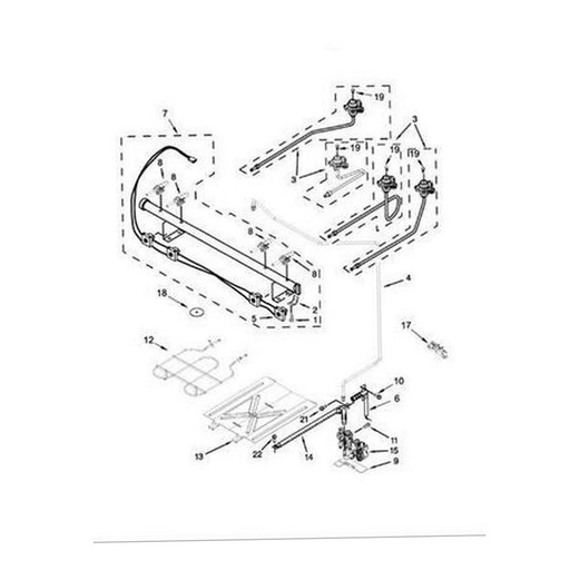 Whirlpool Range /Oven Screw - W11666001, Replaces: W10246216