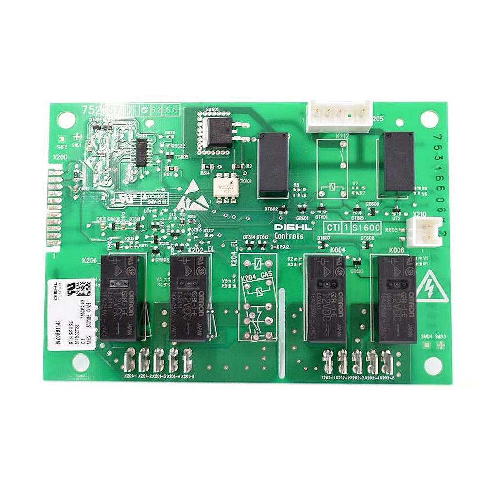 Bosch Range /Oven Control Board - 00758980, Replaces: 758980