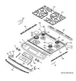 GE Range Upper Manifold Panel - WS01L11286