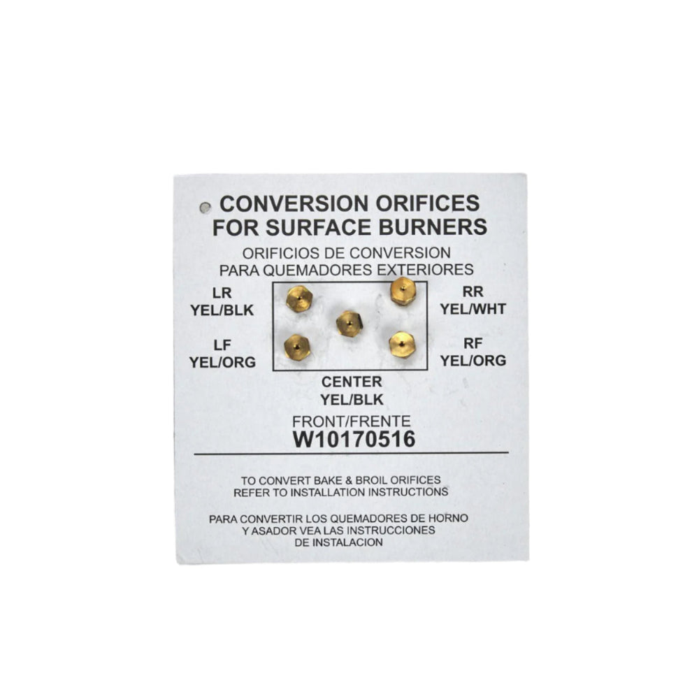 Whirlpool Range Burner Conversion Kit - WPW10170516