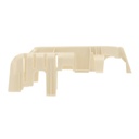 Whirlpool Range /Oven Control Housing - W11387938, Replaces: W10370649