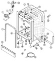 Whirlpool Refrigerator Freezer Door Gasket (White) - W10861499, Replaces: W10638675