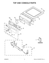 Whirlpool Freezer French Door Gasket (White) - W10460612, Replaces: W10353189