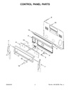 Whirlpool Refrigerator Shelf Center Rail - WPW10671238, Replaces: 12530701