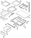 Whirlpool Dishwasher Upper Rack Roller - WP903093, Replaces: 9-12683