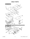 Frigidaire Dishwasher Lower Spray Arm - 154608102, Replaces: 154467702