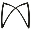 Frigidaire Refrigerator Fresh Food Door Gasket (Gray) - 241778315, Replaces: 241778301