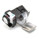 GE Refrigerator Fan Motor & Housing - WR60X25786, Replaces: WG03F07357
