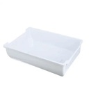 GE Refrigerator Vegetable Drawer Cover with Glass - WR71X42029, Replaces: WR71X30133