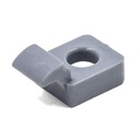 GE Refrigerator Touchpad (Stainless) - WR17X26326, Replaces: WR17X23734