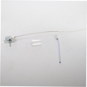 GE Refrigerator Ice Door Latch Cover - WR02X23032, Replaces: WR02X13636