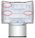 GE Refrigerator Freezer Door Assembly - WR78X23279, Replaces: WR78X22933