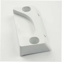 GE Refrigerator Dispenser Paddle (Stainless) - WR17X31932