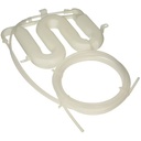 GE Refrigerator Door Shelf Endcap (Freezer) - WR2X9162, Replaces: WR02X7671