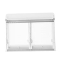GE Refrigerator Vegetable Drawer Cover with Glass - WR71X42025, Replaces: WR71X25305