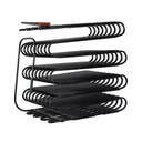 Whirlpool Refrigerator Door Mullion Divider (Black) - W10624448, Replaces: W10434737