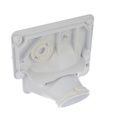 Whirlpool Refrigerator Hinge Cover - Left Side - Grey - WPW10337648, Replaces: 12962301AP