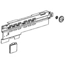Whirlpool Refrigerator Door Handle (Black Stainless) - W11450223, Replaces: W11045529