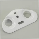 GE Refrigerator Dispenser Trim Piece (Black) - WR38X10281, Replaces: WR38X10276