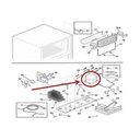 GE Refrigerator Fresh Food Door Gasket (Dorian Gray) - WR14X42866, Replaces: WR14X22772