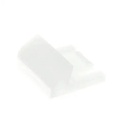 Whirlpool Refrigerator Door Stop Bracket (Black) - WP2206629B, Replaces: 2206629