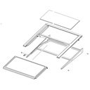 Whirlpool Refrigerator Shelf Stud/Support - W10854959, Replaces: 1106612
