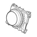 Whirlpool Dryer Door Handle (White) - W10819774, Replaces: 8546188