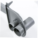 Whirlpool Dishwasher Feed Tube Assembly - WPW10077859, Replaces: 8557695