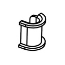 Bosch Dishwasher Bottom Case - 00689332, Replaces: 689332
