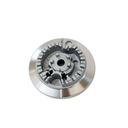 GE Range /Oven Burner Knob (Stainless Steel Look) - WB03X24818, Replaces: WB03X24818-25PK