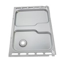 Whirlpool Range /Oven Left Side Trim Piece (Stainless) - WPW10144986, Replaces: W10144986