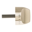 Whirlpool Range /Oven Knob (Stainless) - W11317537, Replaces: W10887596