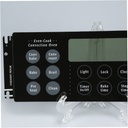 Whirlpool Range /Oven Touchpad and Overlay (Black) - WP74009994, Replaces: 74009994
